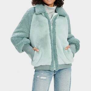 EUC UGG Augusta Sherpa Baseball Jacket size S